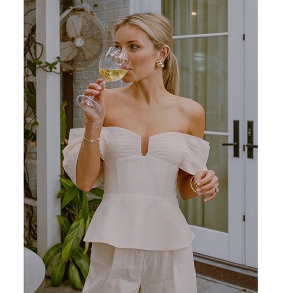 ANTONIO MELANI Tops - NWT Antonio Melani x Style by Simkins Coordinating Lynn Linen Blend Top